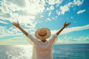 elderly woman who can retire early