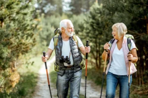 a retired couple enjoying their dream retirement lifestyle