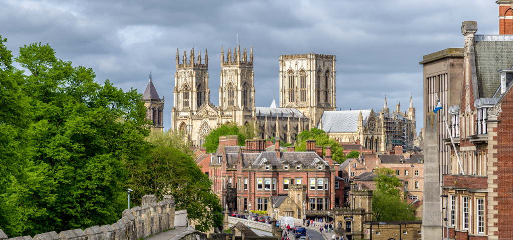 A photo of York cathedral, in York, which has made our list of the seven best cities to retire in.